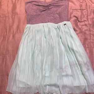 Grey and teal roxy dress